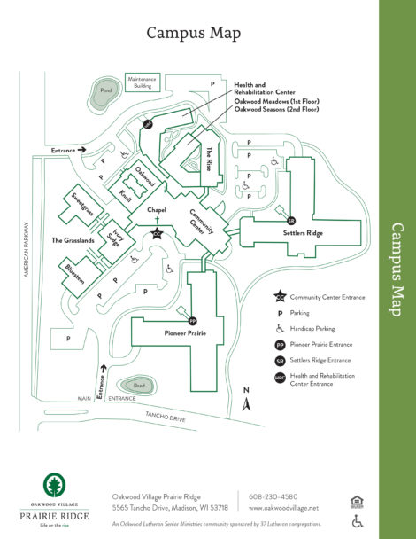 Prairie Ridge Campus Map